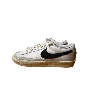 Nike Men's Blazer '77 Vintage Low White Black DA6364 101 Size 13 NWOT
